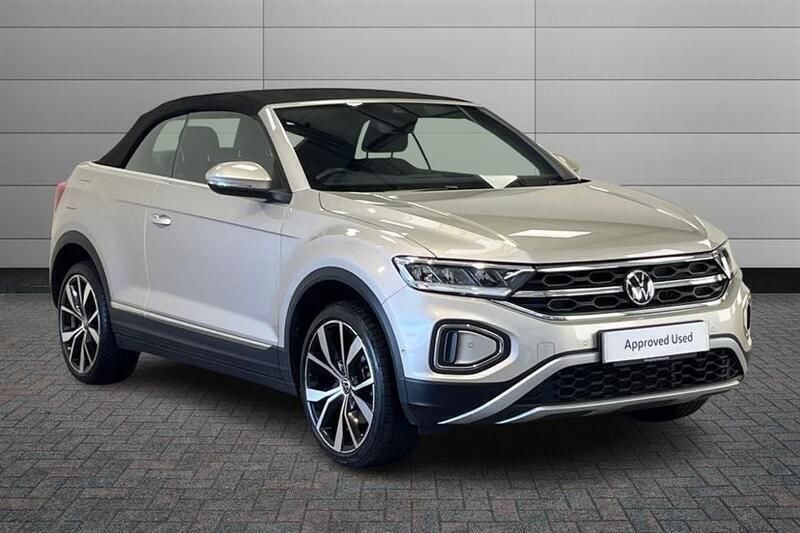 Silver Used 2022 VW T-Roc Cabriolet Style Cabriolet | £22,250 (Fair price) - Image 1/4