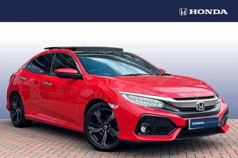 Red Used 2019 Honda Civic Prestige Hatchback | £18,299 (Fair price) - Image 1/4