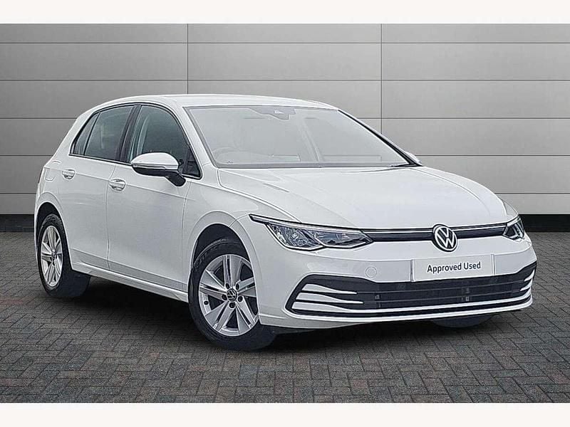 White Used 2021 VW Golf VIII Life Hatchback | £13,695 (Fair price) - Image 1/4