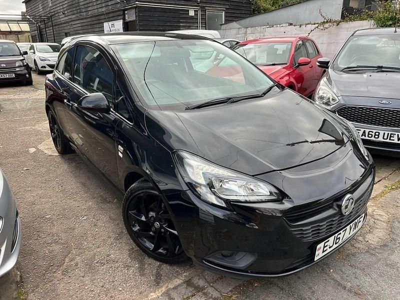 Used Vauxhall Corsa Edition 90 HP (66 kW) 2017 Black Hatchback
