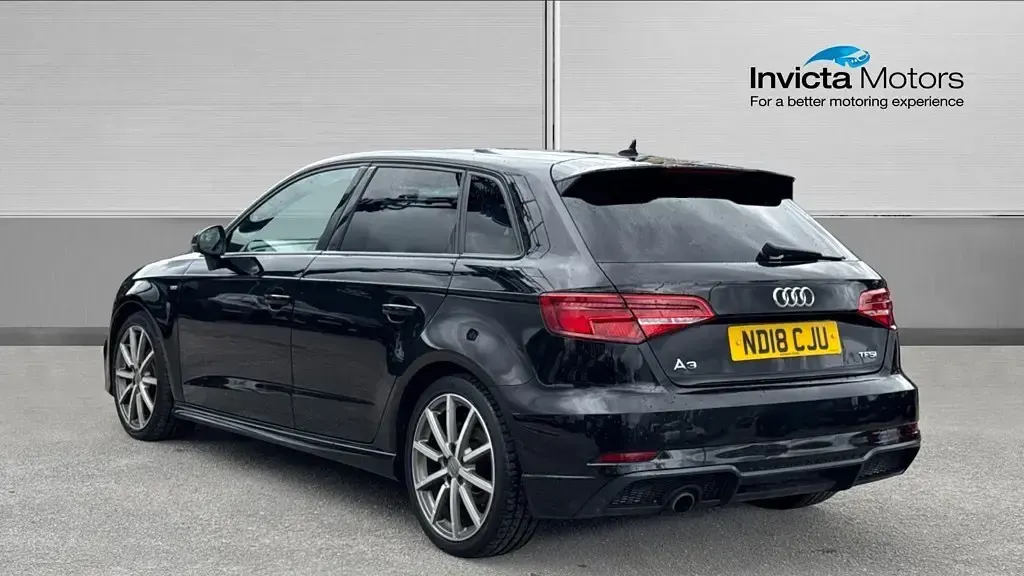 Used Audi A3 Black Edition 2018 Black Sedan