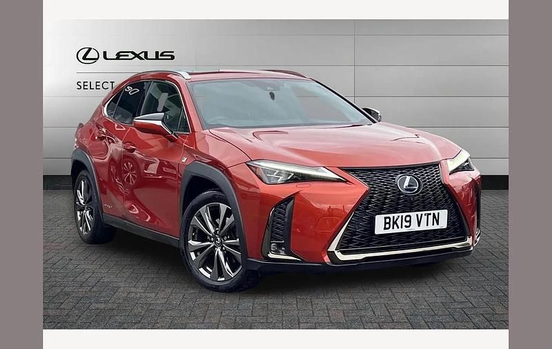 Used Lexus UX 250h Sport Line 184 HP (135 kW) 2019 Orange SUV