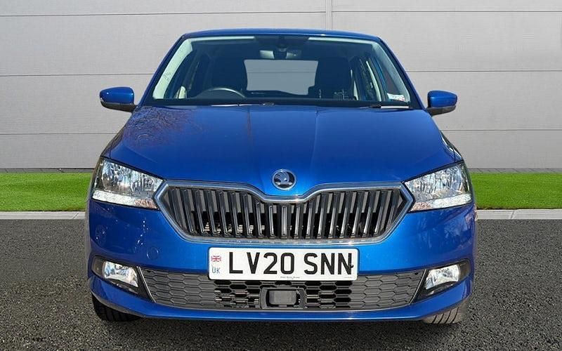 Used Skoda Fabia SE L 95 HP (69 kW) 2020 Blue Hatchback