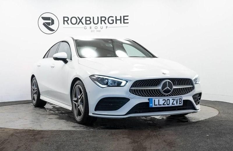 White Used 2020 Mercedes CLA180 AMG line Sedan | £17,290 (Good price) - Image 1/4