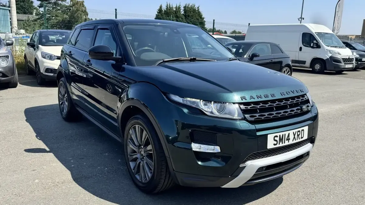 Used Land Rover Range Rover evoque Dynamic 2014 Green SUV