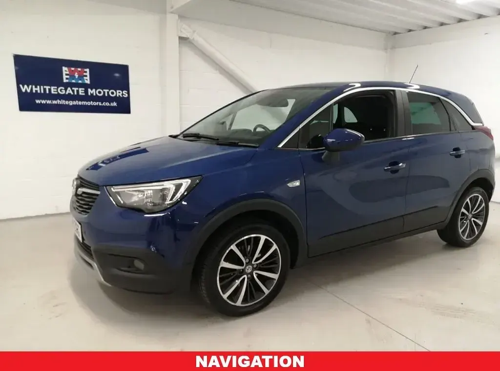 Used Vauxhall Crossland X Elite 110 HP (80 kW) 2019 Blue SUV