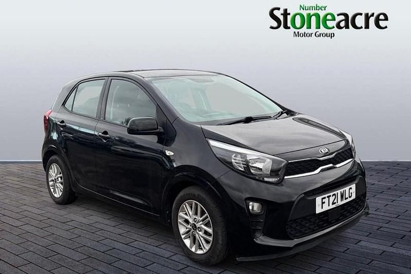 Used Kia Picanto 66 HP (48 kW) 2021 Black Hatchback
