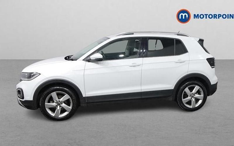 Used VW T-Cross SEL 110 HP (80 kW) 2022 White SUV