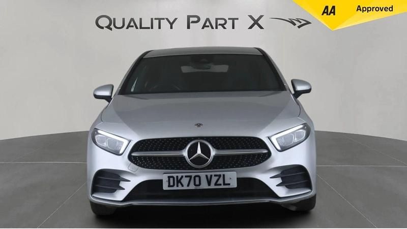 Used Mercedes A200 AMG line 163 HP (119 kW) 2020 Silver Hatchback
