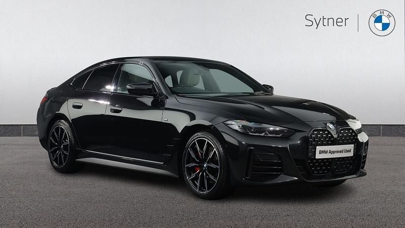 Black Used 2022 BMW 420 Gran Coupé M Sport Coupe | £26,750 (Good price) - Image 1/4
