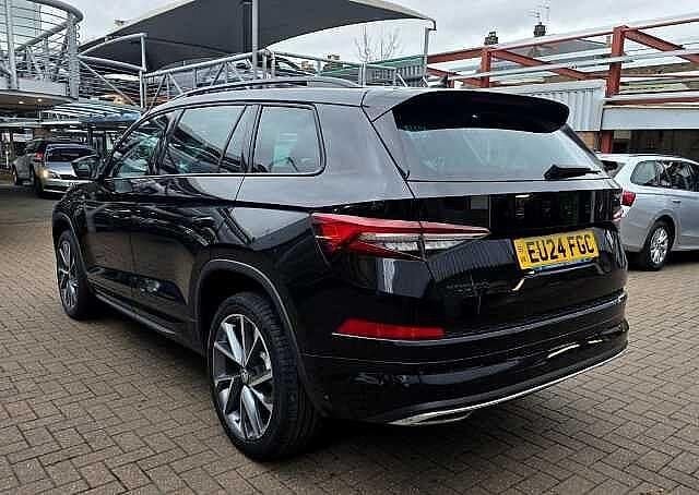 Used Skoda Kodiaq SportLine 110 HP (80 kW) 2024 Black SUV