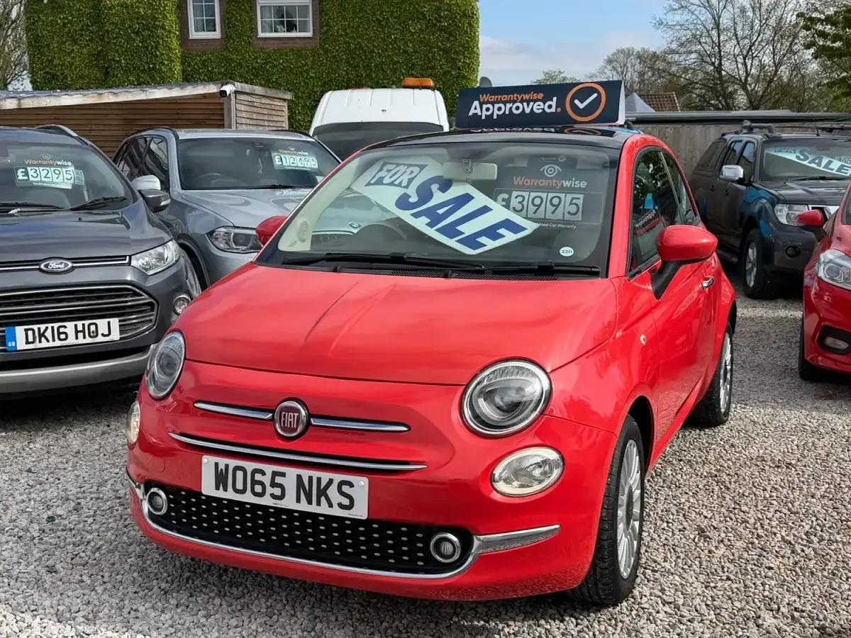 Used Fiat 500 Lounge 69 HP (50 kW) 2016 Pink Hatchback