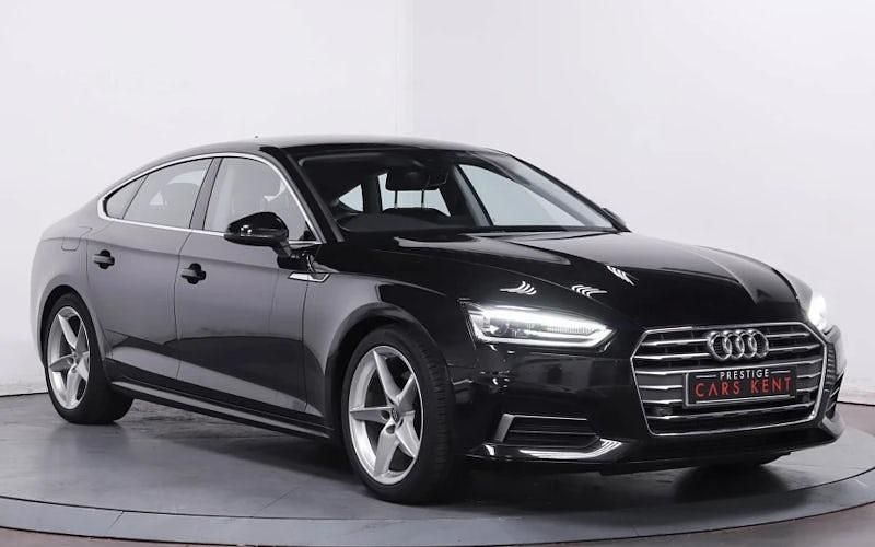 Black Used 2018 Audi A5 Sportback Sport Hatchback | £14,250 (Fair price) - Image 1/4