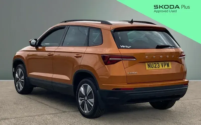 Used Skoda Karoq SE Drive 150 HP (110 kW) 2023 Orange SUV