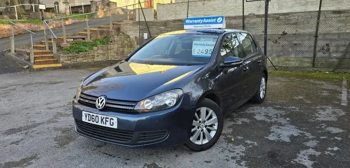 Used VW Golf VI SE 121 HP (88 kW) 2010 Blue Hatchback