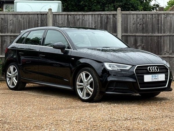 Black Used 2017 Audi A3 Sportback S-Line Hatchback | £12,690 (Fair price) - Image 1/1