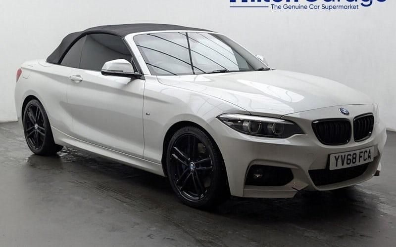 Used BMW 220 M Sport 190 HP (139 kW) 2019 White Cabriolet