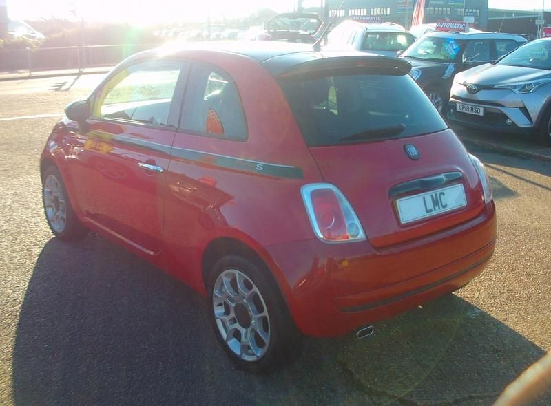 Used Fiat 500 Sport 69 HP (50 kW) 2009 Red Hatchback