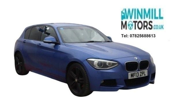 Blue Used 2013 BMW 118 M Sport Hatchback | £4,650 (Fair price) - Image 1/1