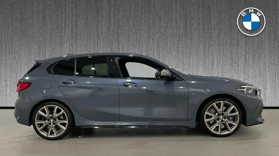 Used BMW M135 Shadowline 302 HP (222 kW) 2021 Grey Hatchback
