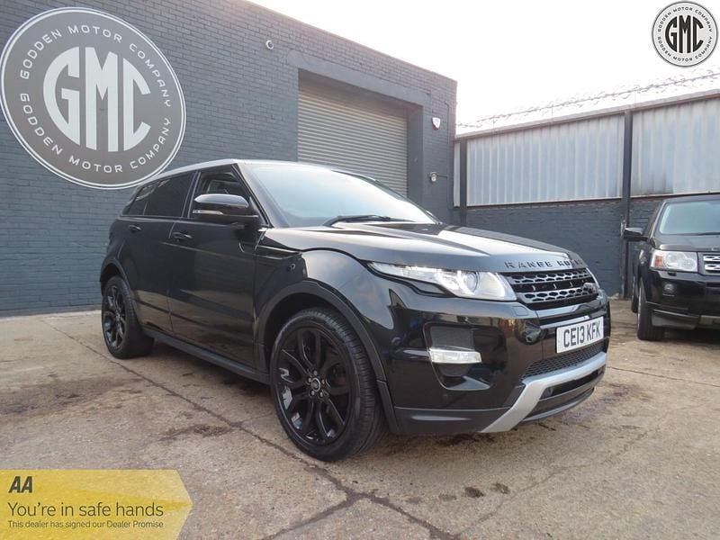 Black Used 2013 Land Rover Range Rover evoque Dynamic SUV | £8,500 (Fair price) - Image 1/4