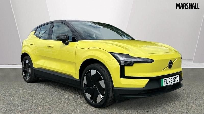 Metallic moss yellow Used 2024 Volvo EX30 Plus SUV | £26,480 (Super price) - Image 1/4