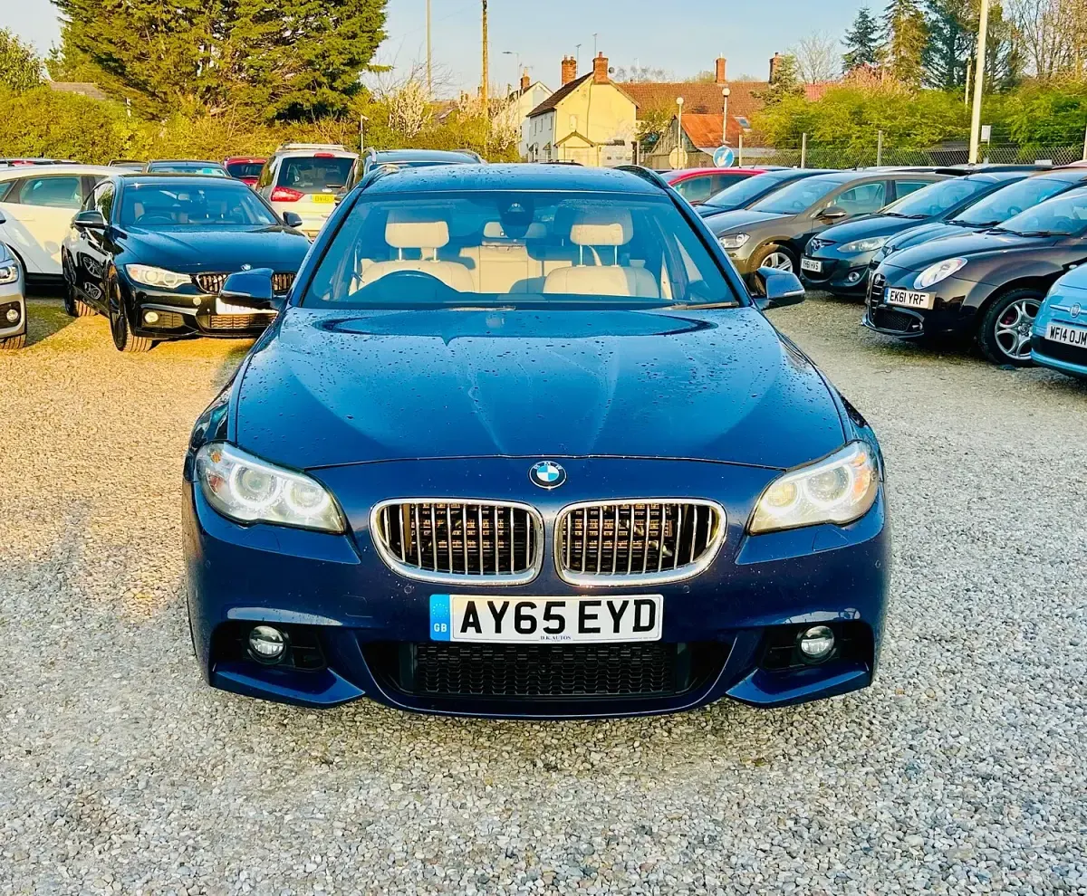 Used BMW 520 M Sport 190 HP (139 kW) 2015 Blue Estate