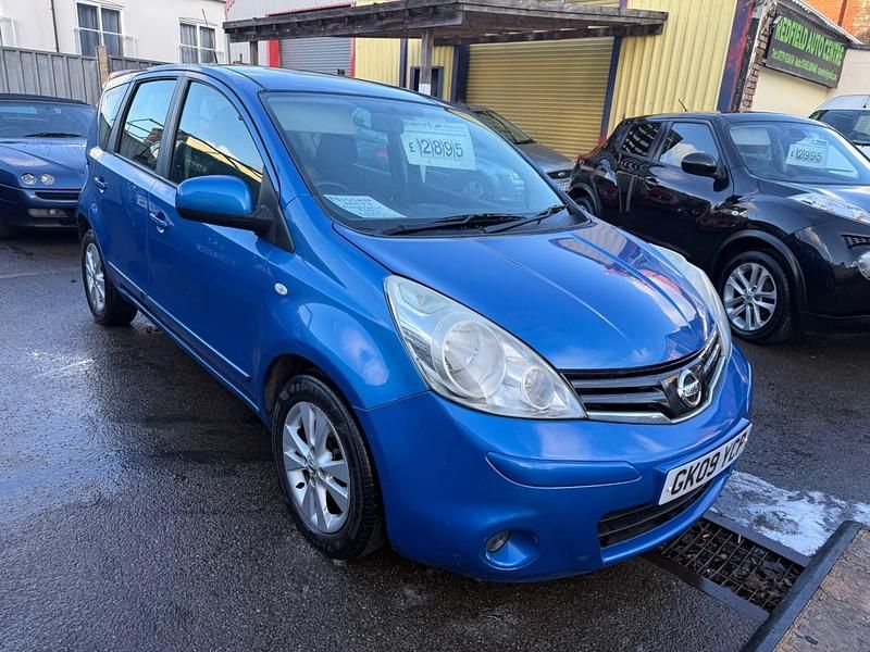 Used Nissan Note Acenta 110 HP (80 kW) 2009 Blue MPV