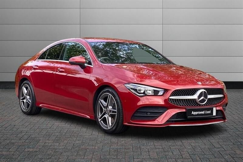 Red Used 2022 Mercedes CLA200 AMG line Sedan | £22,990 (Good price) - Image 1/4