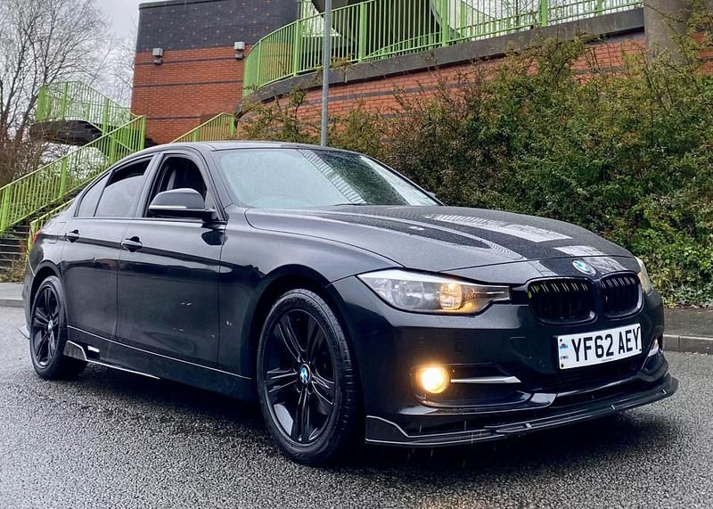 Black Used 2012 BMW 320 Sport Line Sedan | £5,495 (Good price) - Image 1/4