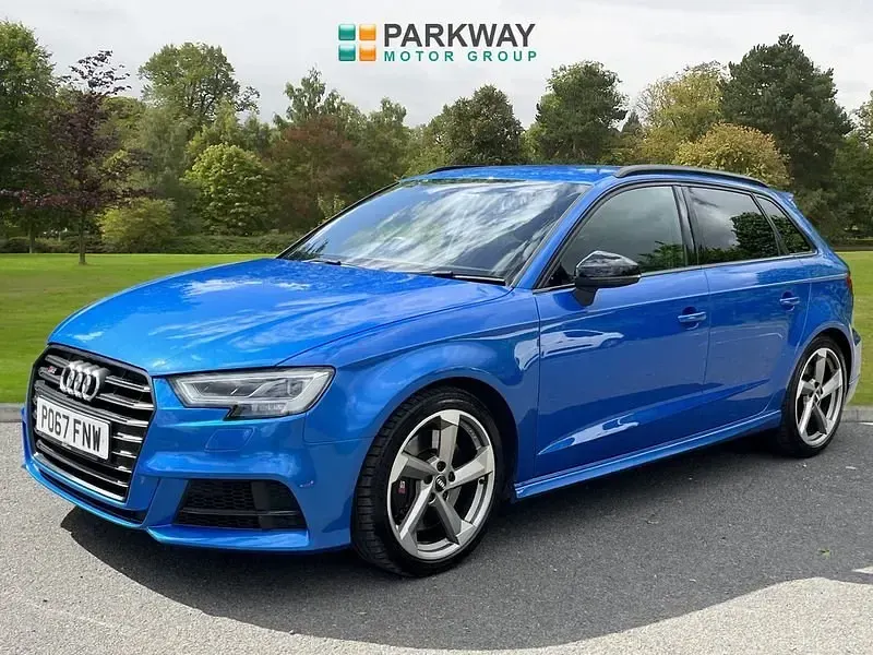 Usado Audi S3 Sportback Black Edition 2017 Azul Citadino