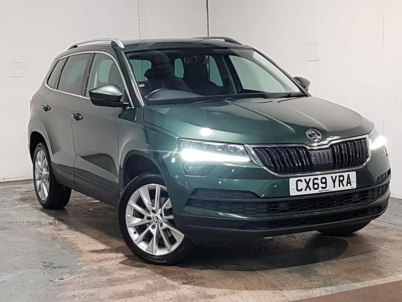 Green Used 2019 Skoda Karoq SE L SUV | £13,498 (A bit pricey) - Image 1/4