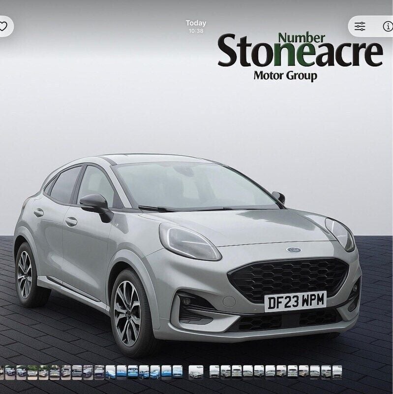 Silver Used 2023 Ford Puma ST-Line X Hatchback | £17,995 (Fair price) - Image 1/4