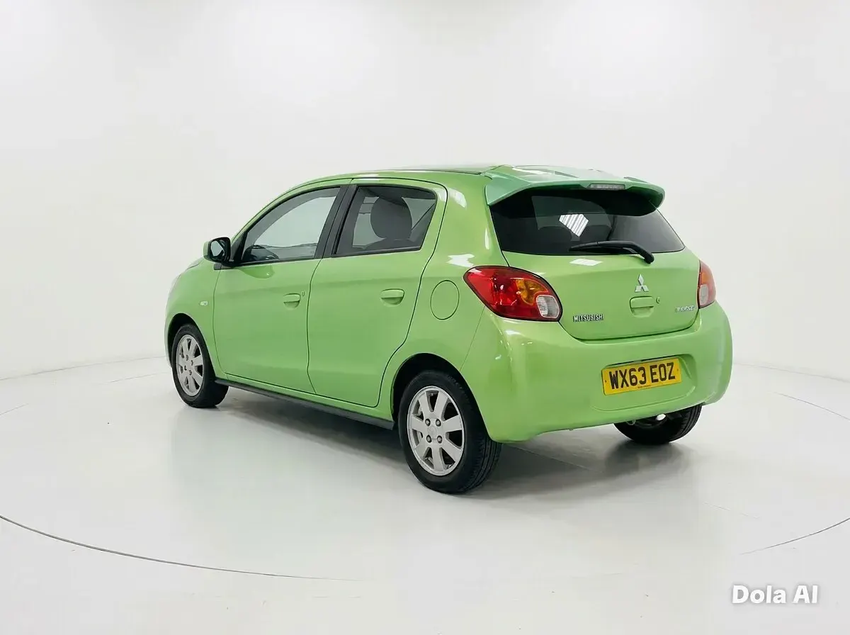 Used Mitsubishi Mirage 79 HP (58 kW) 2013 Green Hatchback