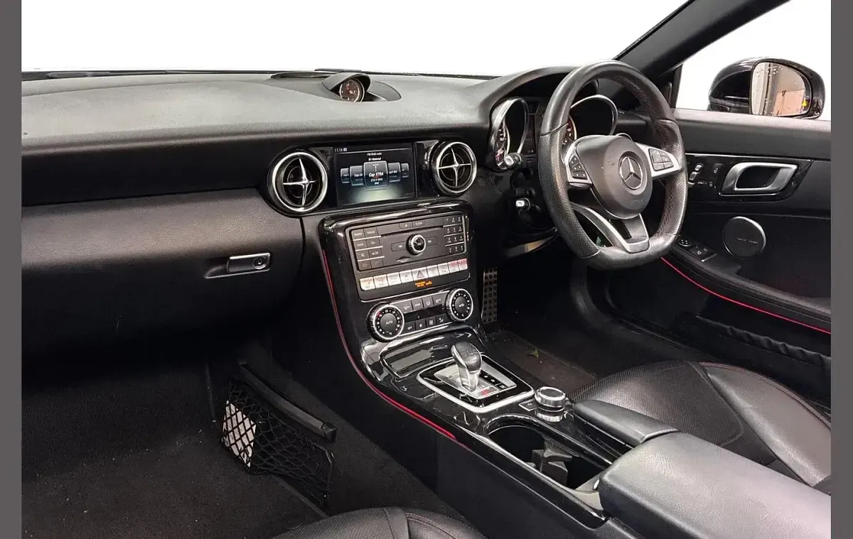 Used Mercedes SLC200 AMG line 184 HP (135 kW) 2016 Silver Cabriolet