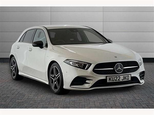 White Used 2022 Mercedes A180 Executive Hatchback | £19,895 (Fair price) - Image 1/2