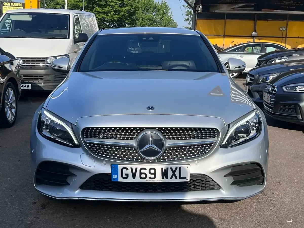Used Mercedes C200 AMG Line Premium 2020 Silver Sedan