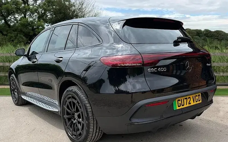Used Mercedes EQC400 AMG line 300 kW (408 HP) 2022 Black SUV