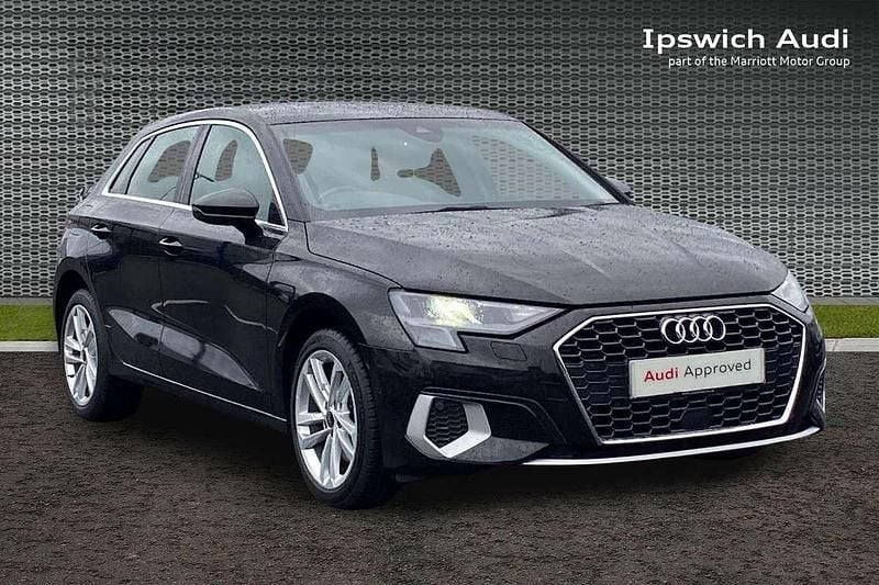 Black Used 2022 Audi A3 e-tron Sport Hatchback | £19,665 (Good price) - Image 1/4
