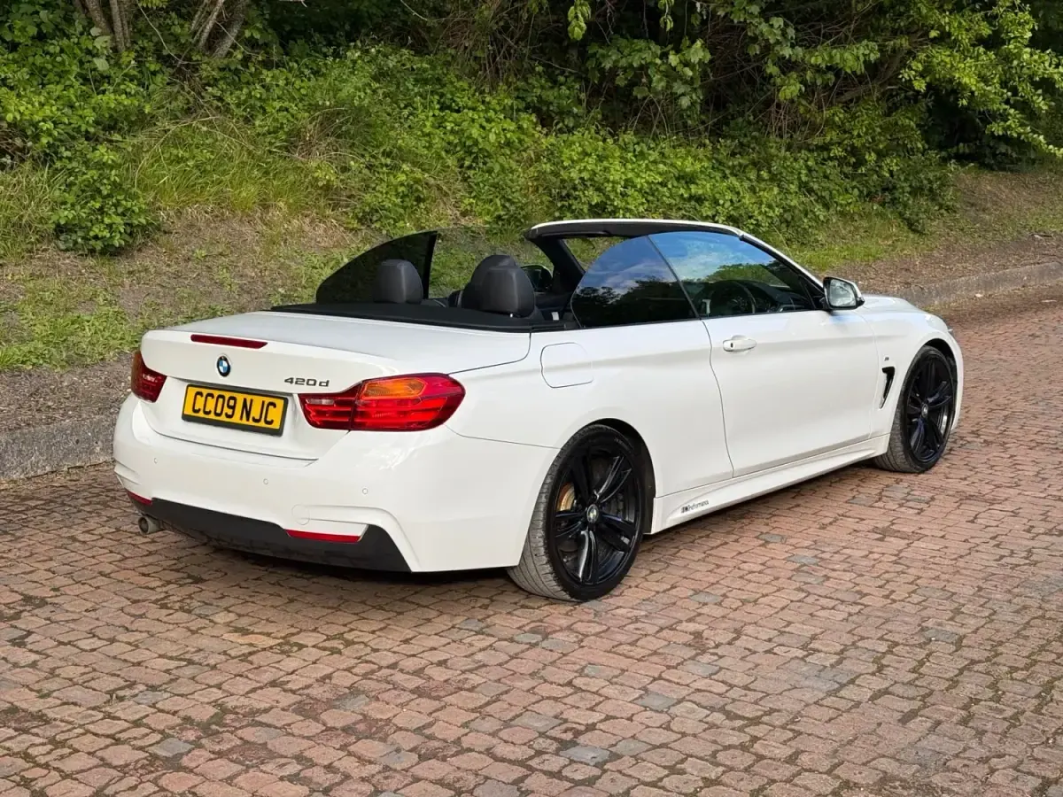 Begagnad BMW 420 M Sport 2015 Vit Cab