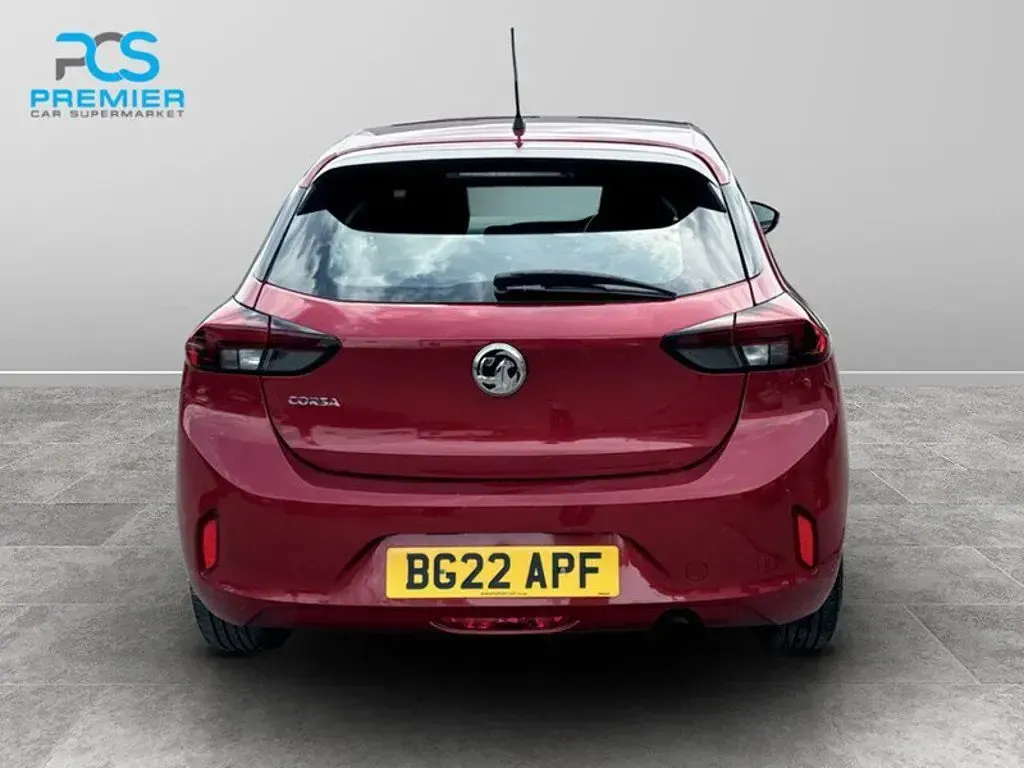 Used Vauxhall Corsa Edition 75 HP (55 kW) 2022 Red Hatchback