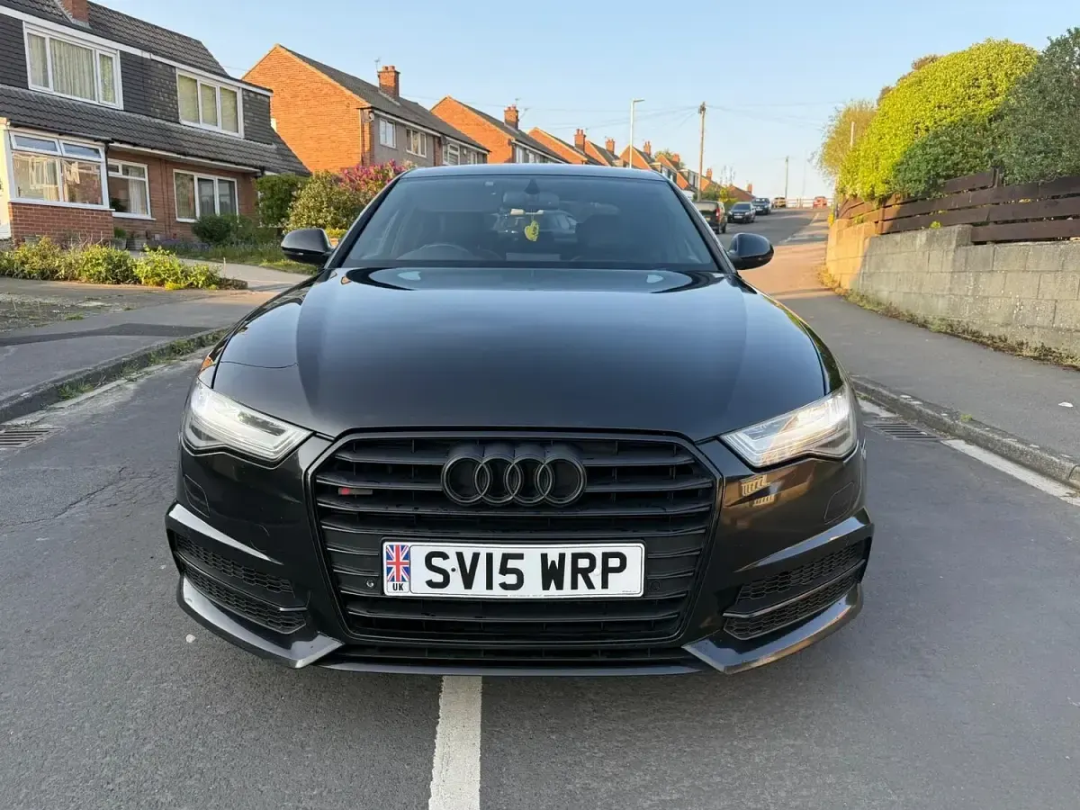 Used Audi A6 Black Edition 190 HP (139 kW) 2015 Black Sedan