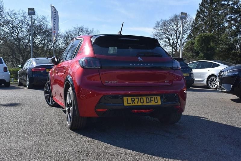 Used Peugeot e-208 GTi 100 kW (136 HP) 2021 Red Hatchback