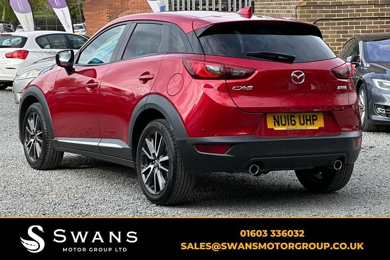 Begagnad Mazda CX-3 Inclusive 105 HK (77 kW) 2016 Röd SUV