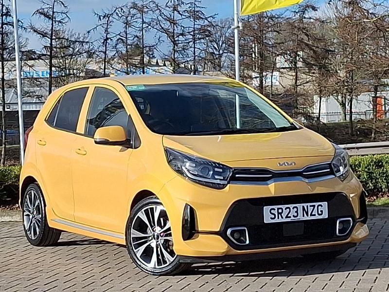 Used Kia Picanto GT-Line 67 HP (49 kW) 2023 Yellow Hatchback