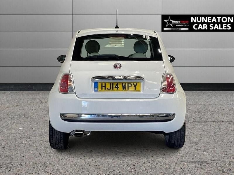 Used Fiat 500 Lounge 69 HP (50 kW) 2014 White Hatchback