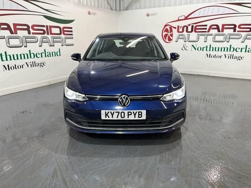 Used VW Golf VII Style 150 HP (110 kW) 2020 Blue Hatchback
