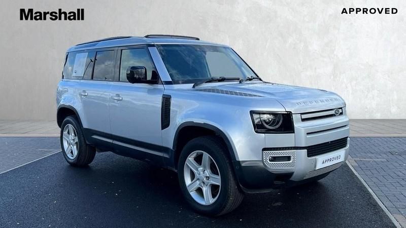Silver Used 2023 Land Rover Defender SE SUV | £52,990 (Good price) - Image 1/4