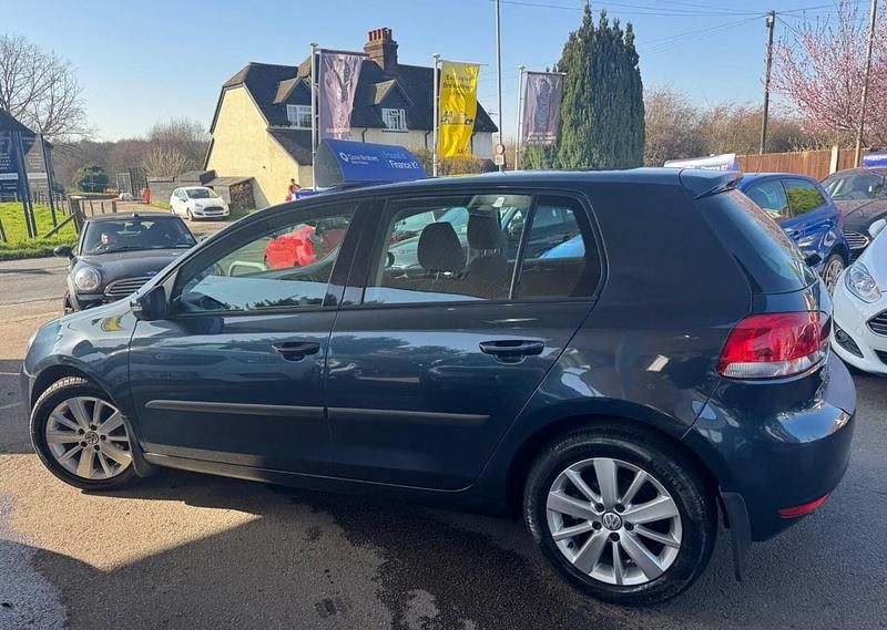 Used VW Golf VI Match 122 HP (89 kW) 2011 Blue Hatchback