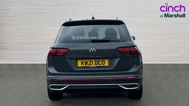 Used VW Tiguan Elegance 150 HP (110 kW) 2021 Dolphin grey metallic SUV